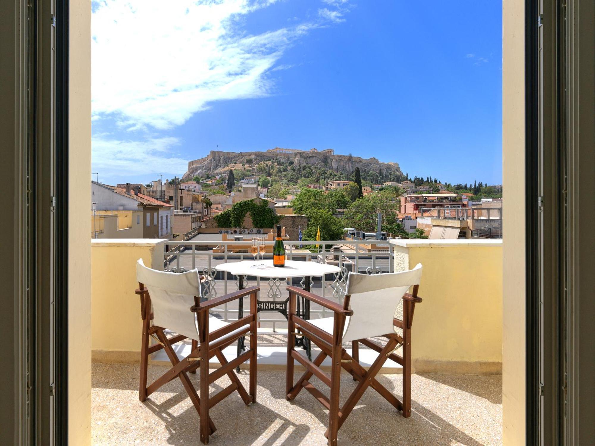Apartamento Prestige Penthouse - Breathtaking Parthenon Views In Plaka Atenas Exterior foto